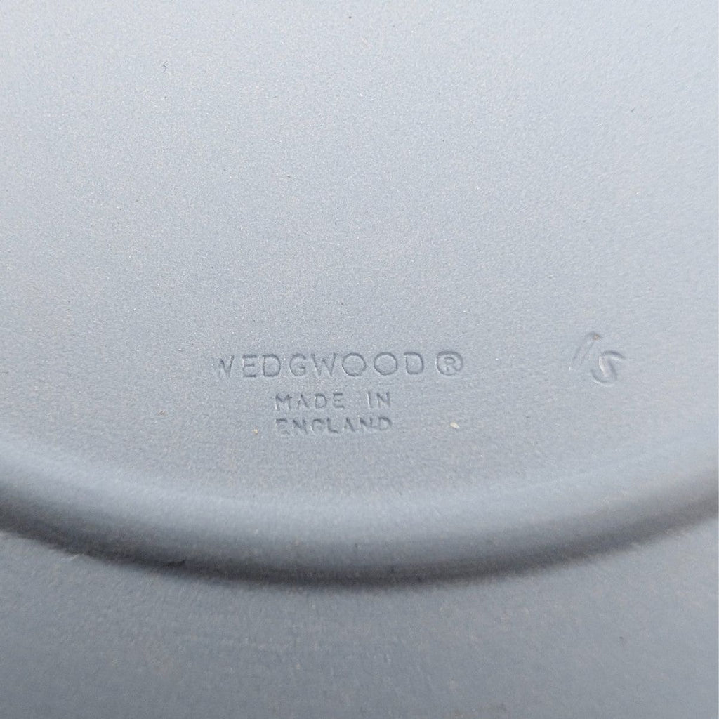 Wedgwood Jasperware plate base with embossed marks and Made in England