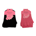 Women's 5-Finger Toe Socks Cotton Mid Calf Crew Length 36-42