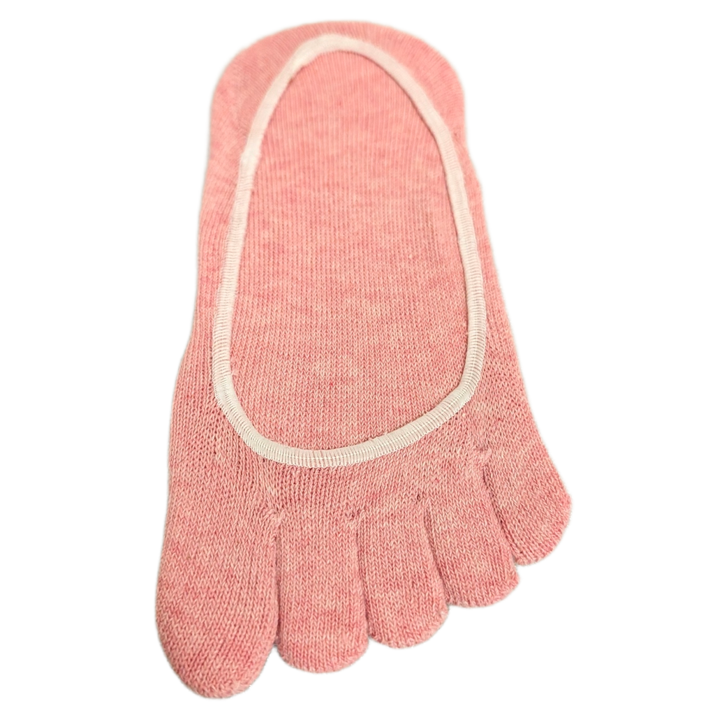 Breathable Cotton Five-Finger No Show Toe Socks