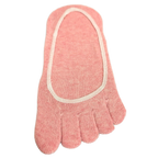 Breathable Cotton Five-Finger No Show Toe Socks