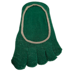 Breathable Cotton Five-Finger No Show Toe Socks