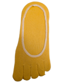 Breathable Cotton Five-Finger No Show Toe Socks