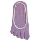 Breathable Cotton Five-Finger No Show Toe Socks