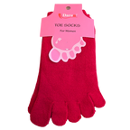 Women's 5-Finger Toe Socks Cotton Extra Low Cut Invisible Liner 36-42