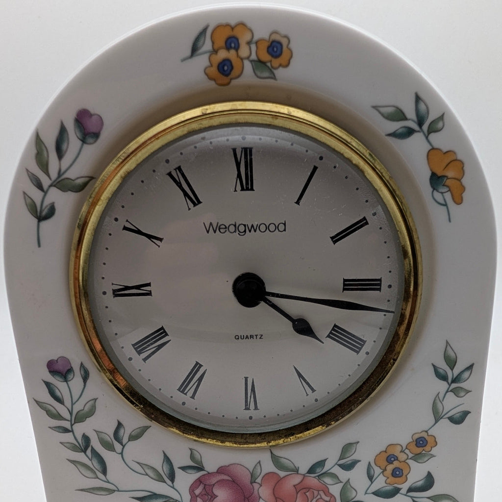Wedgwood Avebury quartz clock face with black Roman numerals